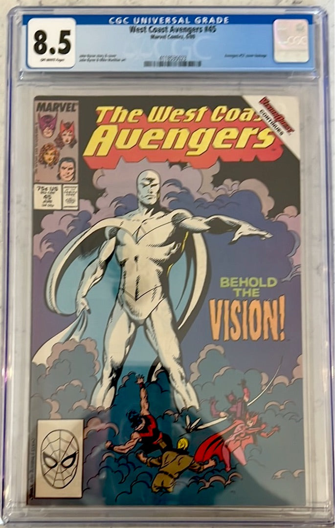 West Coast Avengers #45 CGC 8.5 (1st Appearance of White Vision)